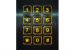 Stainless Steel Quad Modul, yellow and black, frontview