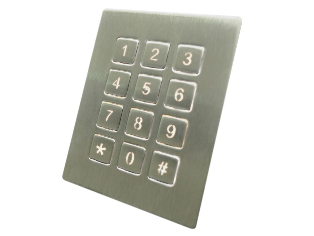Stainless Steel Quad Modul, grey, sideview
