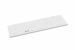 Cleantype Prime Pro+ – IP68 silicone keyboard white, straight top-down view