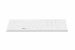 Cleantype Prime Pro+ – IP68 silicone keyboard white, flat side view