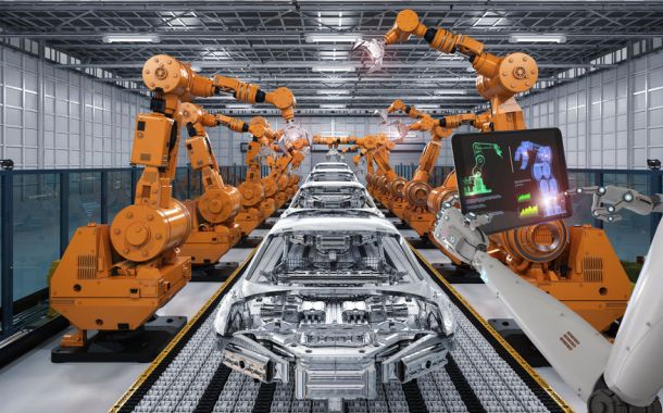 Automatisierte Herstellung von Autos