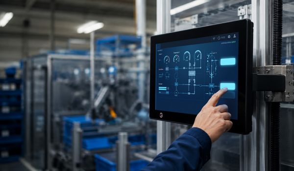Touchscreen-Technologien für HMIs